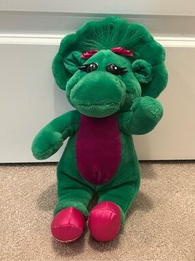 Vintage Barney Baby Bop Plush Dinosaur Stuffed Animal Toy 1993 14”